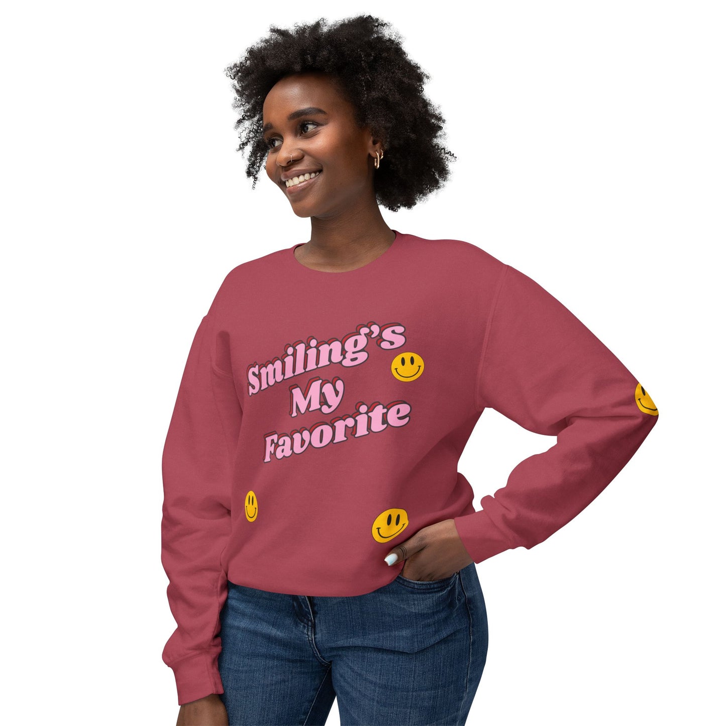 Smiling's My Favorite Sweatshirt