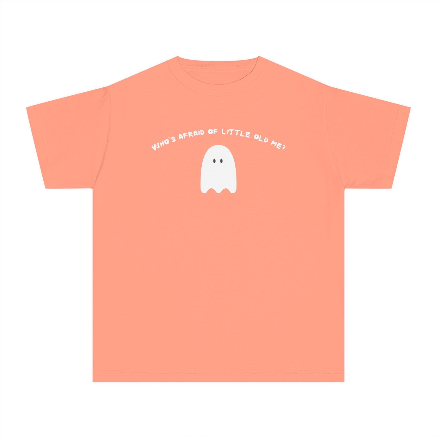 Who's Afraid Of Little Old Me Cute Ghost Tee (Youth)