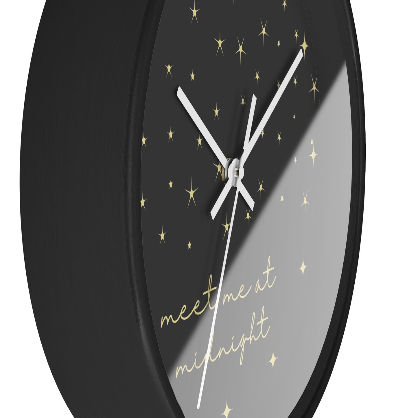 Midnights Clock | Night Sky Gray