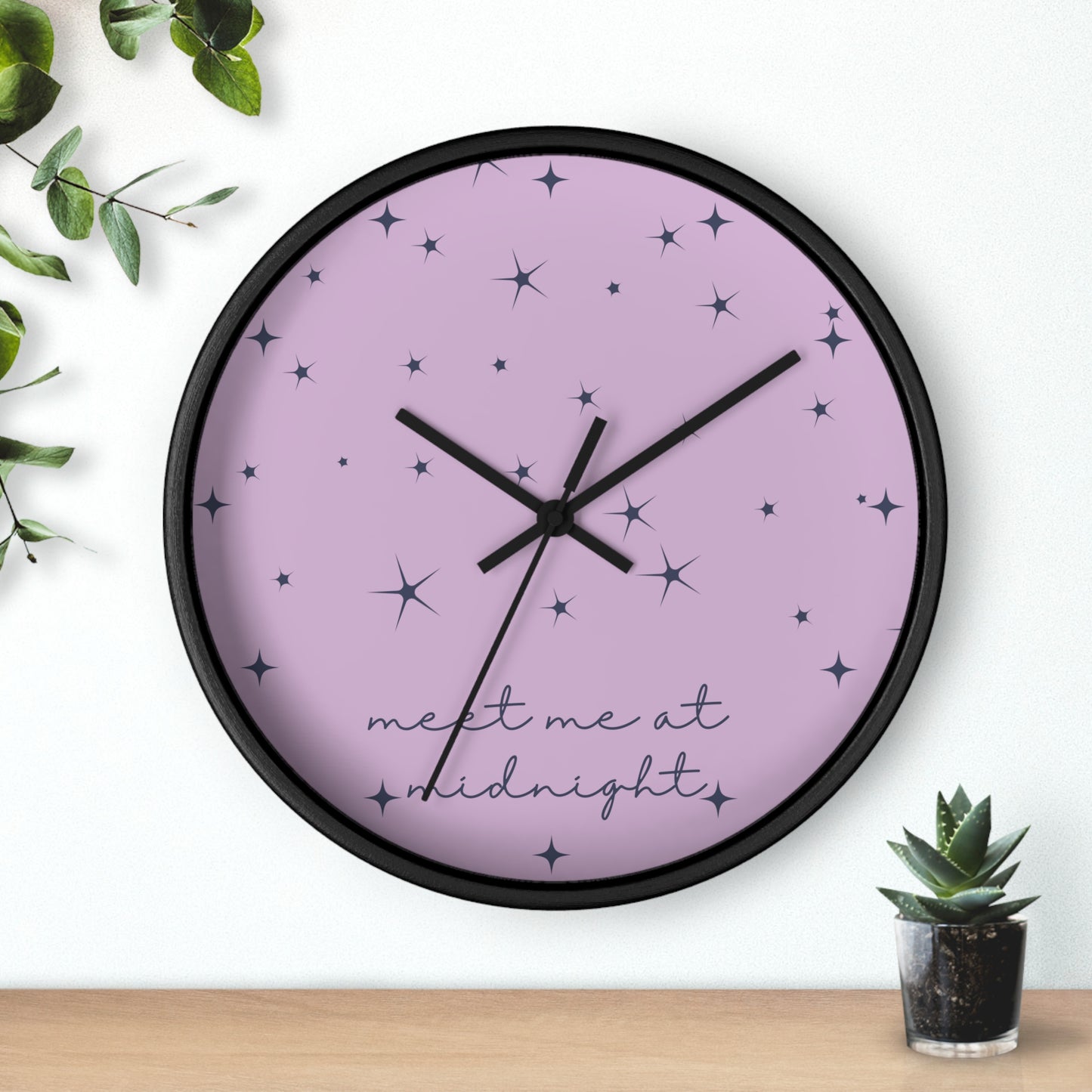 Midnights Clock | Lavender