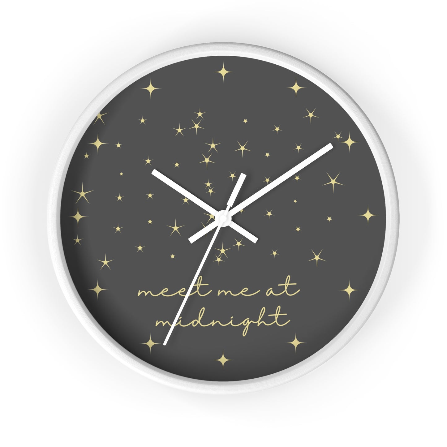 Midnights Clock | Night Sky Gray