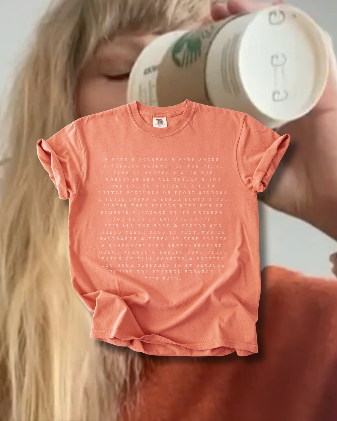 Taylor's Tumblr Post About Fall Shirt