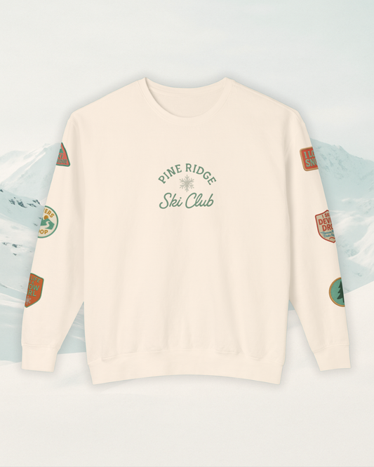 Pine Ridge Ski Club Patch Sweatshirt