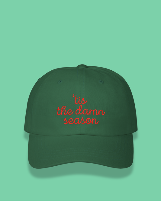 'Tis The Damn Season Embroidered Dat Hat