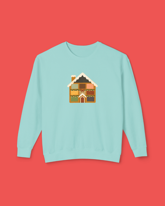 Lover Gingerbread House Sweatshirt