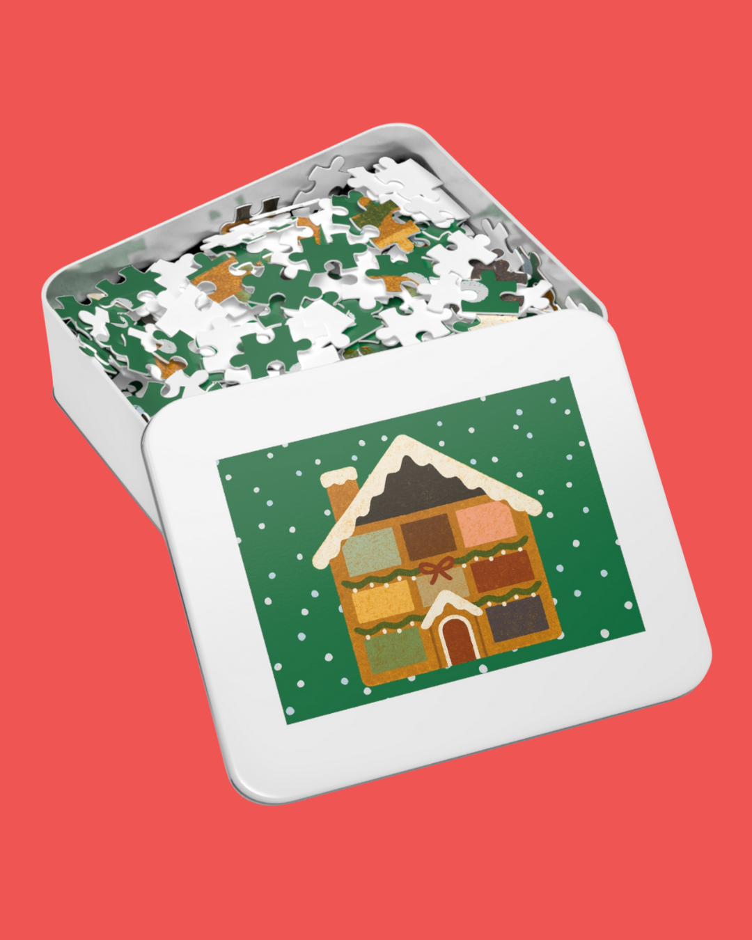 Lover Gingerbread House Puzzle