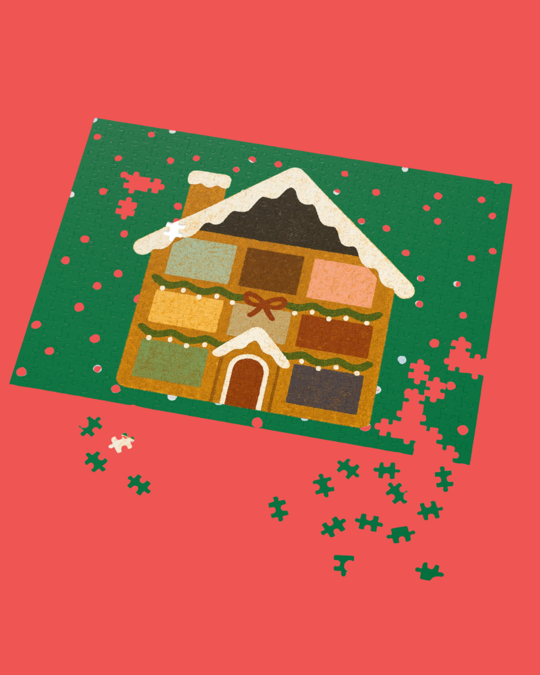 Lover Gingerbread House Puzzle