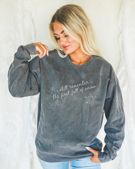 First Fall Of Snow Sweatshirt