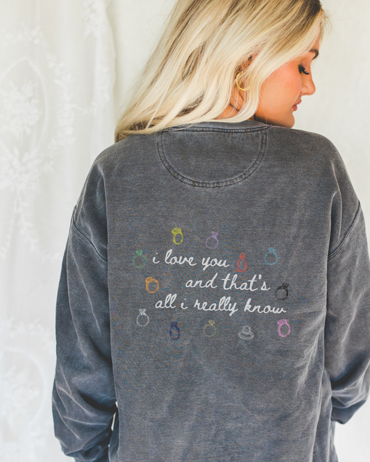 Eras Engagement Ring Sweatshirt